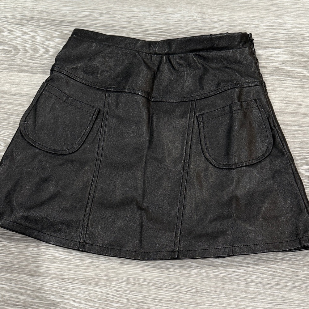 Imoga Black Kids Skirt with Pocket Details